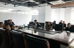 沈陽河潤數(shù)據(jù)信息科技有限公司組團來我公司參觀交流